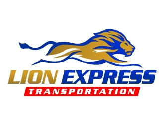 LIONS EXPRESS  logo design by ORPiXELSTUDIOS