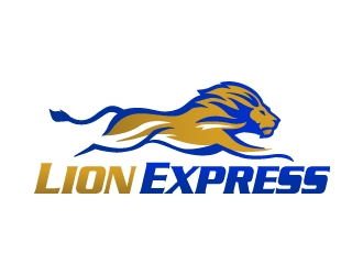 LIONS EXPRESS  logo design by ORPiXELSTUDIOS