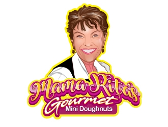 Mama Rita’s Gourmet Mini Doughnuts logo design by gogo