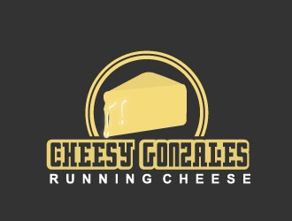 CHEESY GONZALES - running.cheese.factory logo design by samuraiXcreations