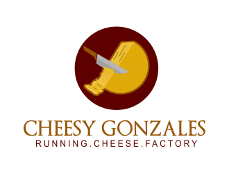 CHEESY GONZALES - running.cheese.factory logo design by JessicaLopes