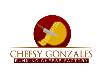 CHEESY GONZALES - running.cheese.factory logo design by JessicaLopes