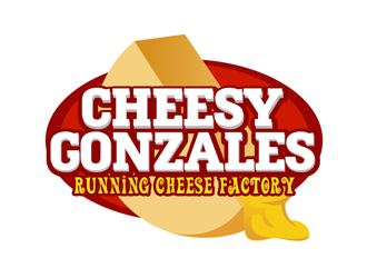 CHEESY GONZALES - running.cheese.factory logo design by kunejo