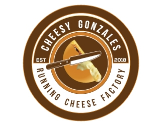 CHEESY GONZALES - running.cheese.factory logo design by AYATA
