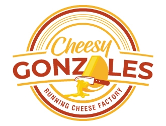 CHEESY GONZALES - running.cheese.factory logo design by jaize