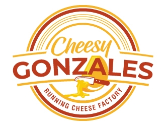 CHEESY GONZALES - running.cheese.factory logo design by jaize