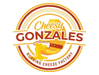 CHEESY GONZALES - running.cheese.factory logo design by jaize