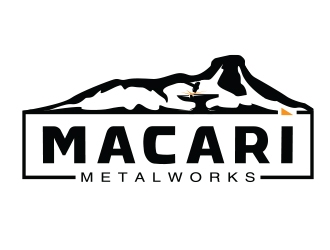 Macari Metalworks logo design by Eliben