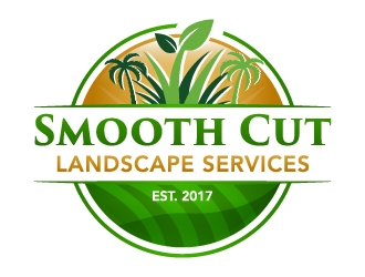 Smooth Cut Landscape Services logo design by akilis13