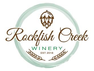 Rockfish Creek Winery logo design by ARALE
