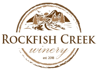 Rockfish Creek Winery logo design by litera