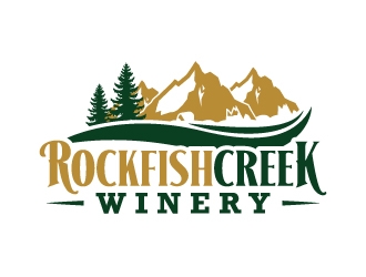 Rockfish Creek Winery logo design by KDesigns