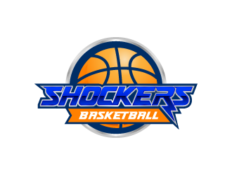 Shockers Basketball logo design by shadowfax