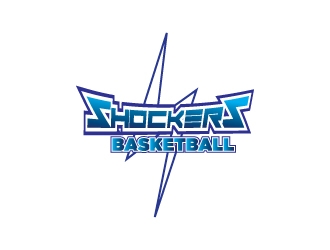 Shockers Basketball logo design by Erasedink