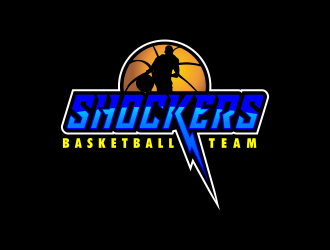 Shockers Basketball logo design by perf8symmetry