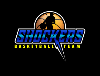 Shockers Basketball logo design by perf8symmetry