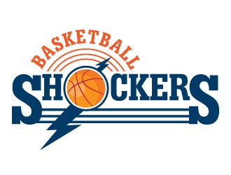 Shockers Basketball logo design by Suvendu
