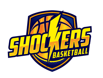 Shockers Basketball logo design by scriotx