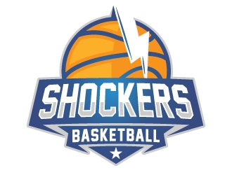 Shockers Basketball logo design by akilis13