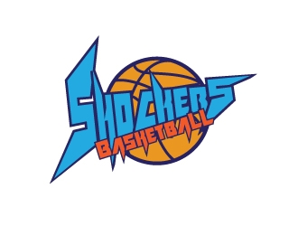 Shockers Basketball logo design by Erasedink