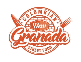 NEW GRANADA (Colombian Street Food) logo design by Suvendu