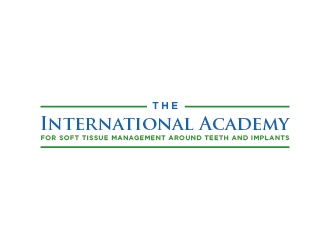 The International Academy for Soft Tissue Management around teeth and implants logo design by onep