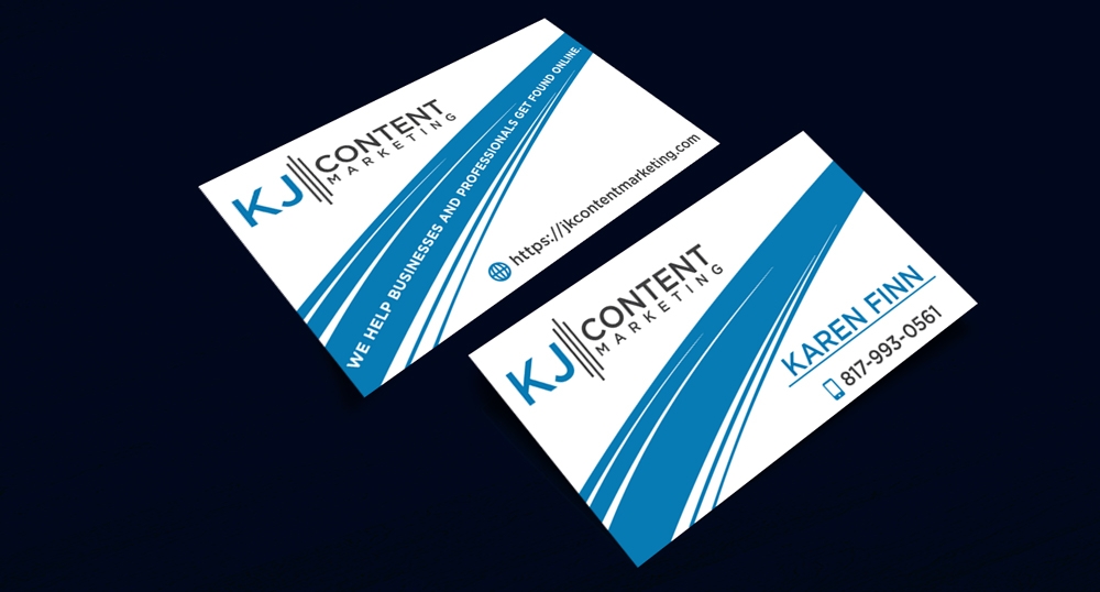 KJ Content Marketing logo design by dhika