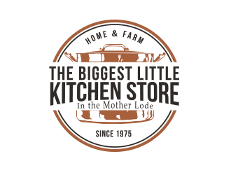 The Biggest Little Kitchen Store logo design by BeDesign