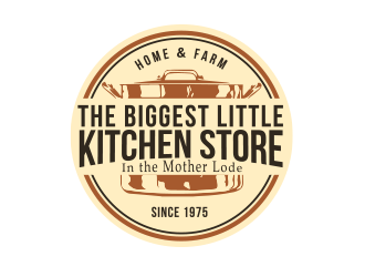The Biggest Little Kitchen Store logo design by BeDesign