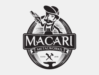 Macari Metalworks logo design by sanworks