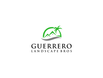 Guerrero Landscape Bros logo design by kaylee