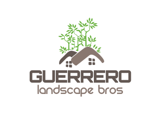 Guerrero Landscape Bros logo design by YONK