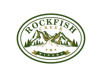 Rockfish Creek Winery logo design by Panara