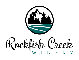 Rockfish Creek Winery logo design by JessicaLopes