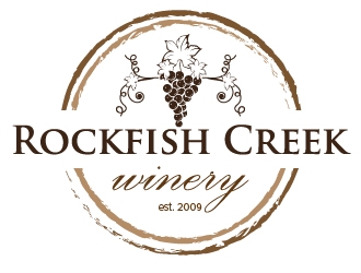 Rockfish Creek Winery logo design by litera