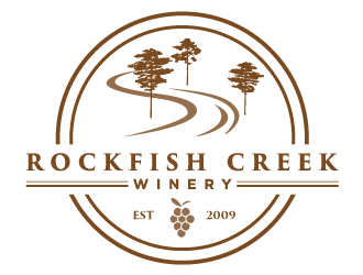 Rockfish Creek Winery logo design by corneldesign77