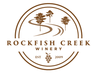 Rockfish Creek Winery logo design by corneldesign77