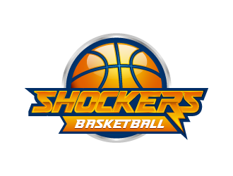 Shockers Basketball logo design by shadowfax