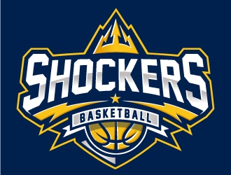Shockers Basketball logo design by ORPiXELSTUDIOS