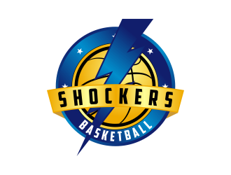 Shockers Basketball logo design by Kruger