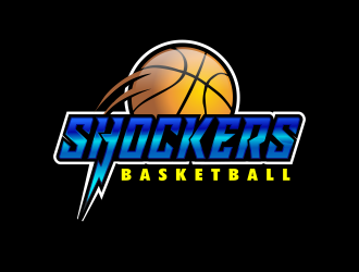 Shockers Basketball logo design by perf8symmetry