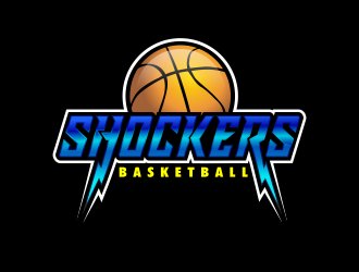 Shockers Basketball logo design by perf8symmetry