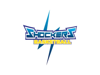 Shockers Basketball logo design by Erasedink