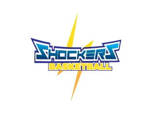 Shockers Basketball logo design by Erasedink