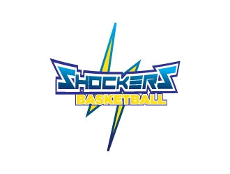 Shockers Basketball logo design by Erasedink