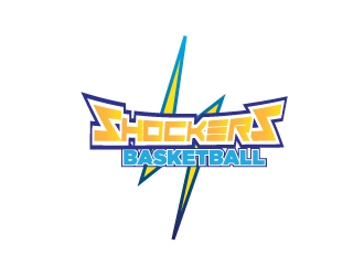 Shockers Basketball logo design by Erasedink