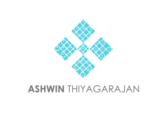 Ashwin Thiyagarajan logo design by BeDesign