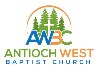 Antioch West Baptist Church logo design by logoguy