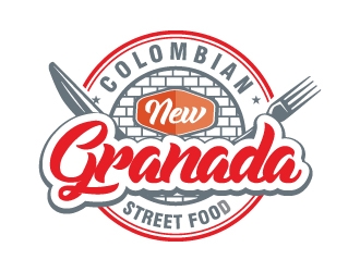 NEW GRANADA (Colombian Street Food) logo design by Suvendu