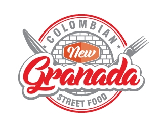 NEW GRANADA (Colombian Street Food) logo design by Suvendu
